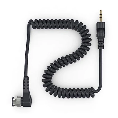 Abbildung von ayex Spiral Adapterkabel Passend für zB Timer Fernauslöser an Nikon DC0 D850 D800 D700 D5 D4(S) D3 F100 F90X N90s F6 Fujifilm Finepix Kodak