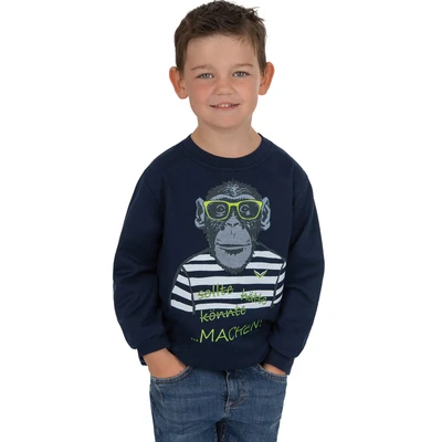 Abbildung von Trigema Sweatshirt &quot;TRIGEMA mit großem Affen Druckmotiv&quot;