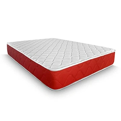 Abbildung von Dreaming Online Viskoelastische Matratze Lite, wendbar, fest und komfortabel, Höhe 23 cm, für Winter/Sommer, Polyurethan Milbendicht antibakteriell, weiß, 100x200