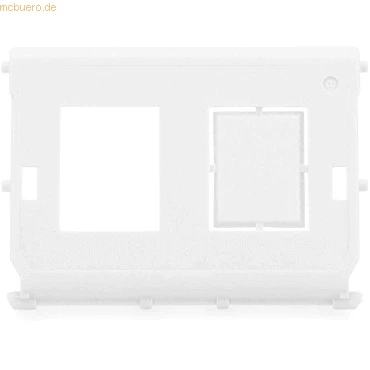 Abbildung von DIGITUS Einsatz Für Daten Anschlussdose Mit Klapp Deckel Aufnahme Keystone Modul IP44 DN 93844 OD