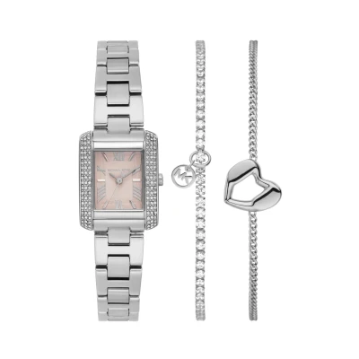 Abbildung von Michael Kors Damen Uhren Sets Analog Quarz One Size Silber 32029426