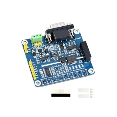 Abbildung von RS485 RS232 HAT für Raspberry Pi Isolierte Erweiterungskarte Adoptiert SC16IS752, SP3485, SP3232 Schema, Konvertiert SPI in RS485, RS232, Datumsrate bis zu 921600 BPS