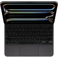 Abbildung von Apple iPad Magic Keyboard Case für das 11&#039;&#039; Pro (M4) angenehmes Tippen, integriertes Trackpad, Reihe mit Funktionstasten, Englisch (USA) Schwarz ​​​​​​​