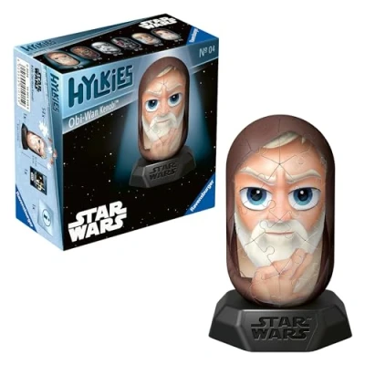 Abbildung von Ravensburger 3D Puzzle Star Wars Hylkies Sammelfigur #04 Obi Wan Kenobi, 54 Puzzleteile, Made in Europe, FSC® schützt Wald weltweit
