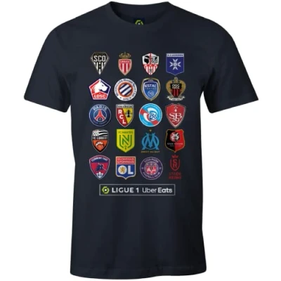 Abbildung von Ligue 1 Uber Eats Herren Meligf1ts020 T Shirt, Marineblau, XXL