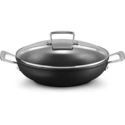 Abbildung von Le Creuset Bratpfanne mit Deckel Les Forgées TNS ø 26 cm / 2.7 Liter Standard Antihaftbeschichtung