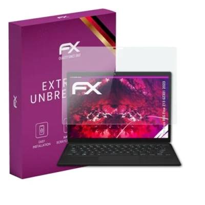 Abbildung von atFoliX Glasfolie kompatibel mit Asus ROG Flow Z13 GZ301 2023 Panzerfolie, 9H Hybrid Glass FX Schutzpanzer Folie