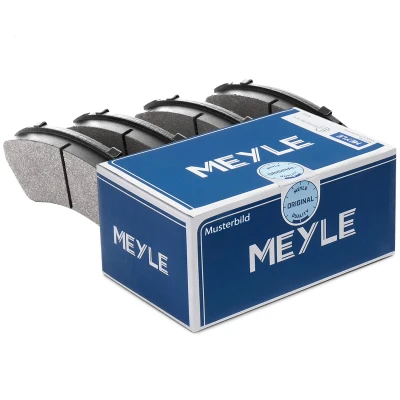 Abbildung von MEYLE 025 236 9317 Bremsbelagsatz ORIGINAL Quality Vorderachse für Verschleißwarnanzeiger vorbereitet mit Anti Quietsch Blech VOLKSWAGEN: Touareg I
