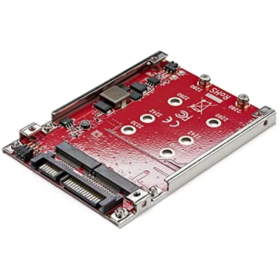 Abbildung von StarTech.com M.2 auf SATA Adapter Dual Slot NGFF SSD für 2,5in Laufwerke RAID