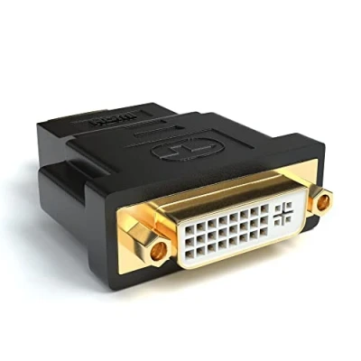 Abbildung von JAMEGA DVI I zu HDMI Adapter (24+5) Buchse auf Stecker 4K Ultra HD Full 1080P TV Konverter Kontakte vergoldet