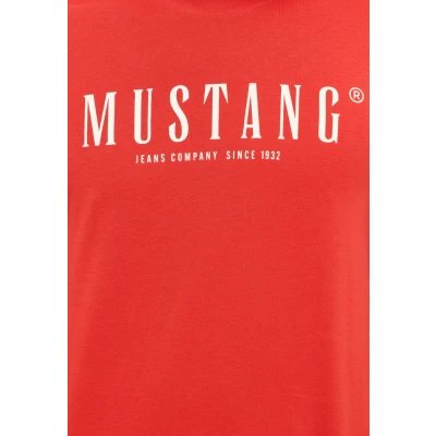 Abbildung von Mustang Style Austin Tshirt print, Herren, Größe: Small, Rot