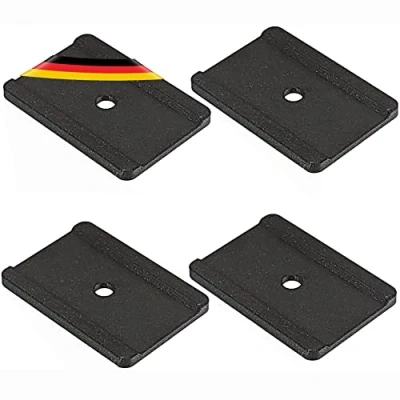 Abbildung von ULROAD 4 Stück Unterlage für VW T5 T6 T6.1 Profilschienen z.B. Multiflexboard oder Möbel Profilschiene Multivan Zubehör Innenraum Transporter California Führungshalter