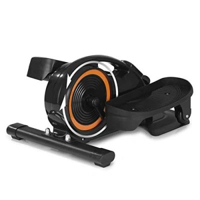 Abbildung von MAXXMEE Ellipsentrainer Beintrainer Crosstrainer im sitzen, Sport am Schreibtisch, Fit Büro, 8 Trainingsstufen in schwarz