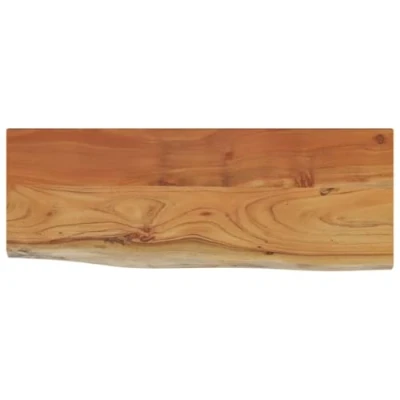 Abbildung von vidaXL Regal Wandregal 50x20x2,5 cm Rechteckig Massivholz Akazie Baumkante, 1 tlg.
