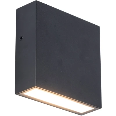Abbildung von LUTEC LED Außen Wandleuchte &quot;GEMINI XF&quot;, Leuchtmittel Modul fest integriert