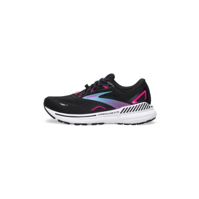 Abbildung von Brooks GTS 23 GTX Laufschuh Stabilität, Damen, Größe: 35.5, Black knockout pink aqua Schuhe
