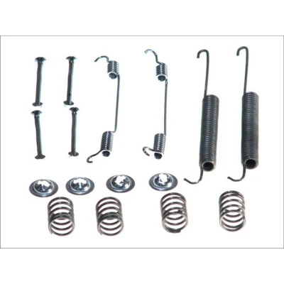 Abbildung von ATE 03.0137 9268.2 Zubehörsatz, Bremsbacken FORD: Transit Mk6 Kastenwagen, Mk5 Bus, NISSAN: TERRANO 2