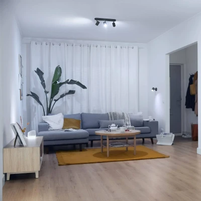 Abbildung von WiZ Tunable White Imageo 3er LED Spot, Leuchte mit warm bis kaltweißem dimmbarem Licht, smarte Lichtsteuerung über WLAN per Stimme/App, schwarz