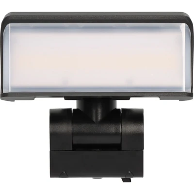 Abbildung von Brennenstuhl LED Strahler WS 2050 S/LED Außenstrahler 20W (1680lm, IP44, 3000K, warmweiße Lichtfarbe, Strahlerkopf horizontal und vertikal schwenkbar) schwarz