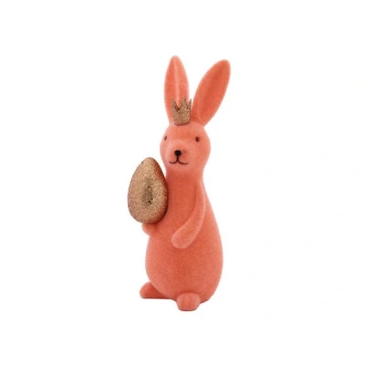 Abbildung von Werner Voß Hase mit Ei rosa 10x7x21 cm