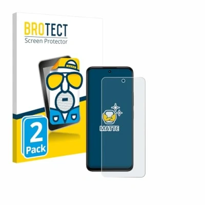 Abbildung von BROTECT Entspiegelungs Schutzfolie für Xiaomi Redmi 13 (2 Stück) Matte Displayschutz Folie, Anti Reflex, Fingerprint