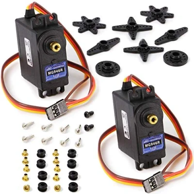 Abbildung von 2 x Digital Metall Gear RC MG946R Lenk Servo 55g 12Kg Upgrade MG945 aRC Universe