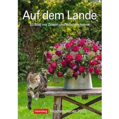 Abbildung von Auf dem Lande Kalender 2022: Wochenplaner, 53 Blatt mit Zitaten und Wochenchronik