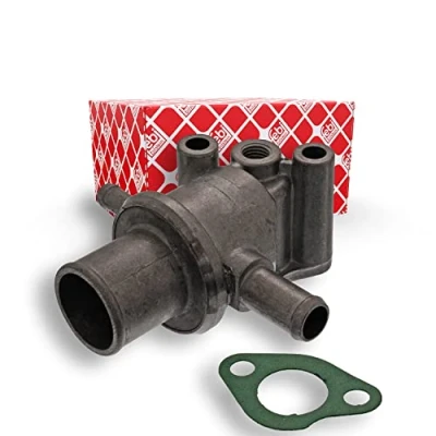Abbildung von FEBI BILSTEIN 12773 Kühlwasserthermostat 87 mit Dichtung FIAT: Cinquecento, Cinquecento Kasten / Schrägheck, Seicento 600 Schrägheck