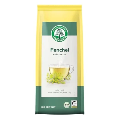 Abbildung von Lebensbaum Fenchel Tee, Bio Kräuterteemischung, Klassischer Fencheltee, mild und aromatisch, lose 150 g
