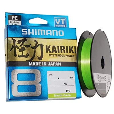 Abbildung von Shimano Kairiki 8 150m Mantis Green 0.350mm/39.5kg Geflochtene Schnur