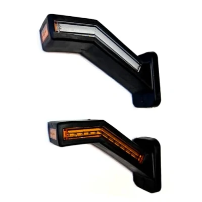 Abbildung von MelTruck® 2x LED Umrissleuchte Positionsleuchte mit Dynamischer Blinker Bremsleuchte 12V 24V für Anhänger