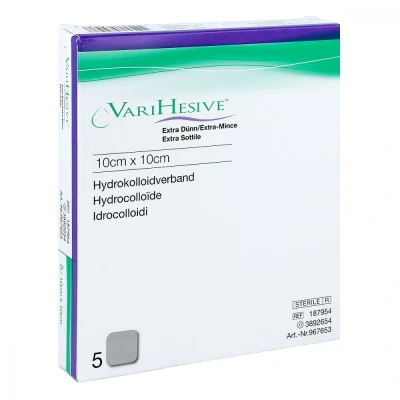 Abbildung von Varihesive extra dünn 10x10 cm Hkv hydroaktiv