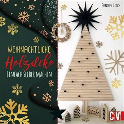 Abbildung von Weihnachtliche Holzdeko: Einfach selber machen