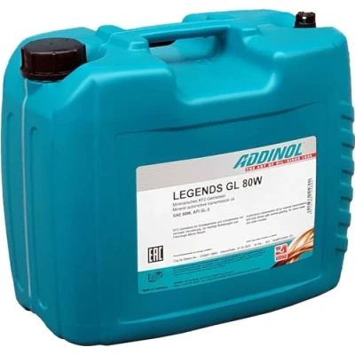Abbildung von ADDINOL GL80W, Getriebeöl mineralisch (API GL3) für Simson &amp; MZ 20l