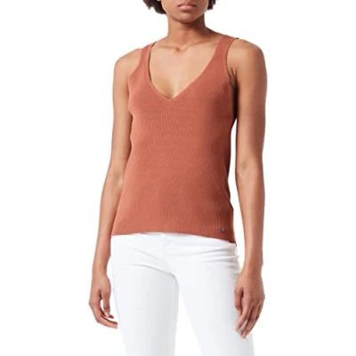 Abbildung von TOM Tailor Denim Top, Damen, Größe: Large, Nut brown