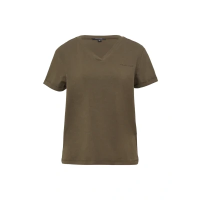 Abbildung von comma Tshirt basic, Damen, Größe: 32, Karamell