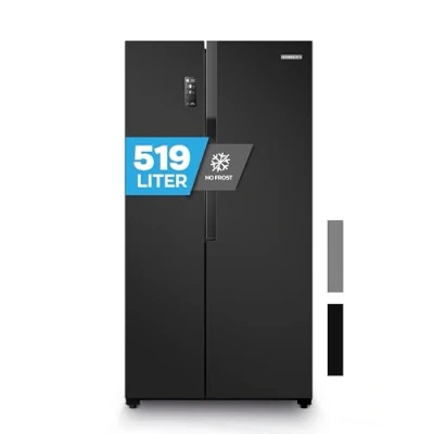 Abbildung von Heinrich&#039;s Side by Kühlschrank HSBS 3097 SIX, 178 cm hoch, 91 breit, Kühlgefrierkombination Doppeltür Total No Frost Funktion