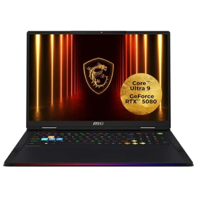 Abbildung von MSI Raider 18 HX AI A2XWIG 075 18&quot; UHD+ MiniLED 120Hz Display, Intel Core Ultra 9 285HX, 64GB DDR5 RAM, 4TB SSD, NVIDIA GeForce RTX 5080, Windows 11