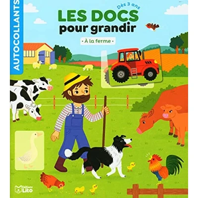 Abbildung von Les docs pour grandir A la ferme Dès 3 ans