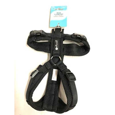 Abbildung von Petlando Y Geschirr Mesh Schwarz Hundegeschirr 46 74/50 74 cm...