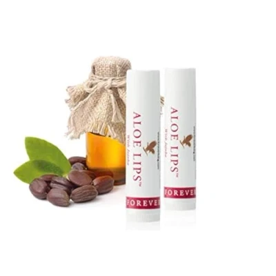 Abbildung von Aloe LIPS Vera Lippenpflegestift (Set) 2 STÜCK mit 28% reinem Gel FOREVER Living FLP Original