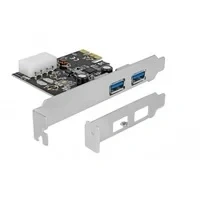 Abbildung von PCIe x1 Karte zu 2x ext. USB 3.2 Gen 1, Controller