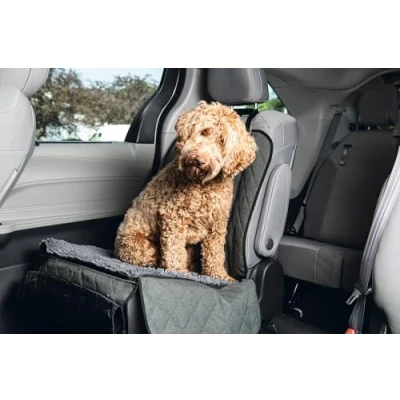 Abbildung von Beeztees Dirty Dog Autodecke, Hund, Vordersitz, Grau, 112x89 cm