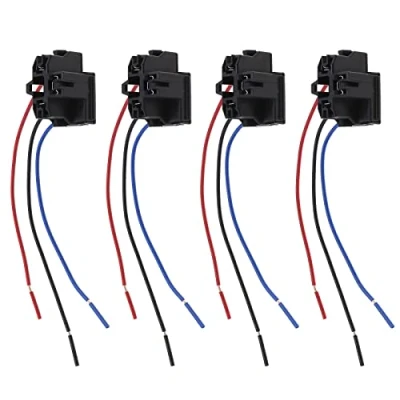 Abbildung von EMSea 4 Stücke H4 12V Auto Licht Steckdose Scheinwerfer Kabelbaum Adapter Buchse Verkabelung Stecker für Lampenfassung