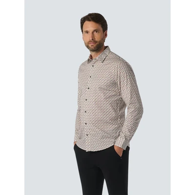 Abbildung von NO Excess WITH Graphic Pattern Stylish FOR Winter Hemd, Herren, Größe: Large, Aubergine