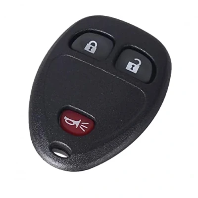 Abbildung von 3 Tasten Fernbedienung Autoschlüssel Shell Case Cover Fob Ersatz Zubehör für Buick Hummer H3 GMC Chevrolet Colora