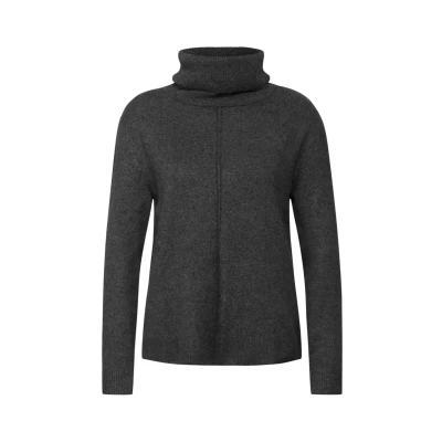 Abbildung von Street One Rollkragen Strickpullover, Damen, Größe: 40, Grau