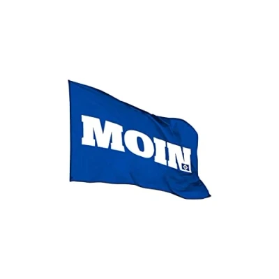 Abbildung von HSV Fahne Hissfahne &quot;MOIN&quot; 120x180