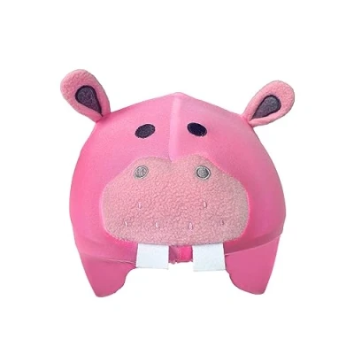 Abbildung von Coolcasc Unisex Jugend Hippo Helmüberzug, Rosa, one Size