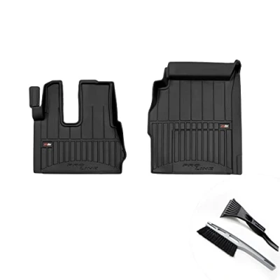 Abbildung von moto MOLTICO 3D Gummimatten Auto Fußmatten Gummi Automatten 4 teilig Set passend für Mercedes Benz Actros MP4 2011 2019